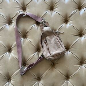 Free People Tan Crossbody Bag
